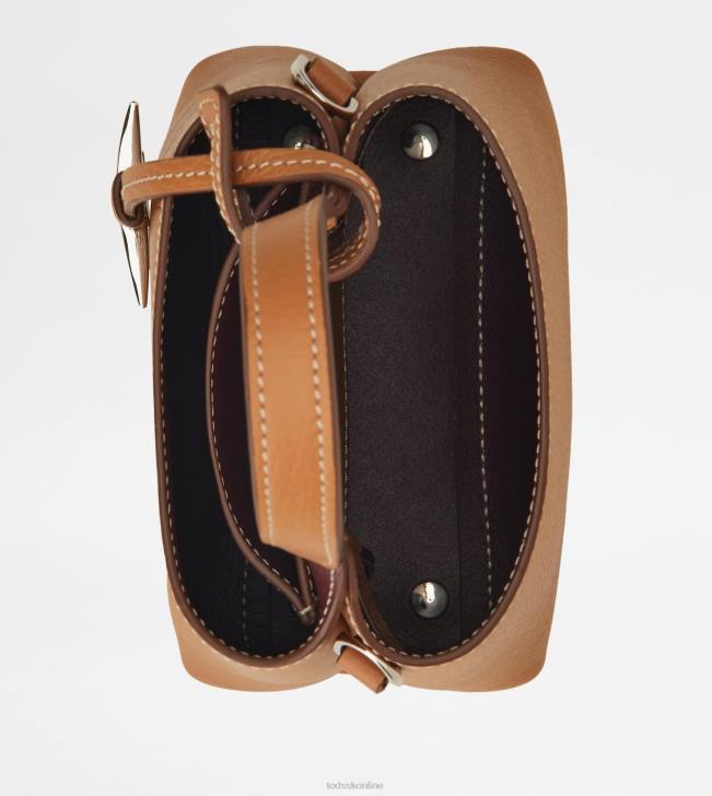 Tod\'s 8NXV461 hnedá ženy mikro taška z kože
