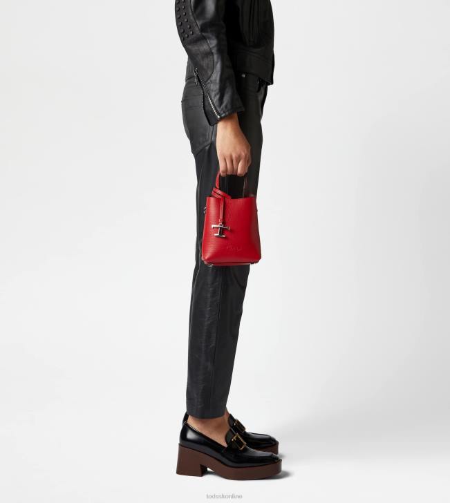 Tod\'s 8NXV469 biely ženy mikro taška z kože
