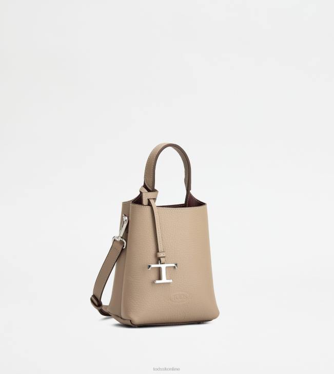 Tod\'s 8NXV471 béžová ženy mikro taška z kože