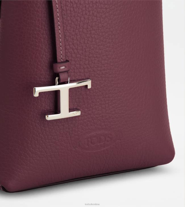 Tod\'s 8NXV472 fialový ženy mikro taška z kože
