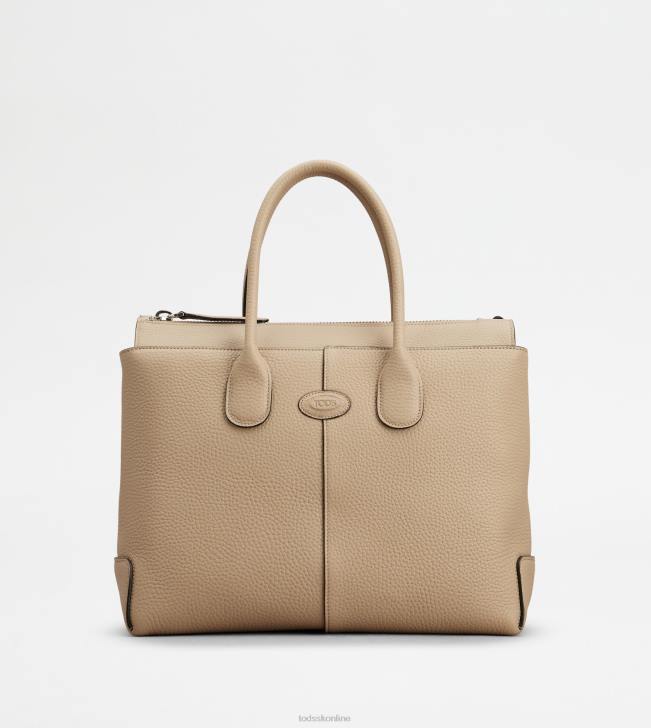 Tod's 8NXV259 béžová ženy taška v koži strednej