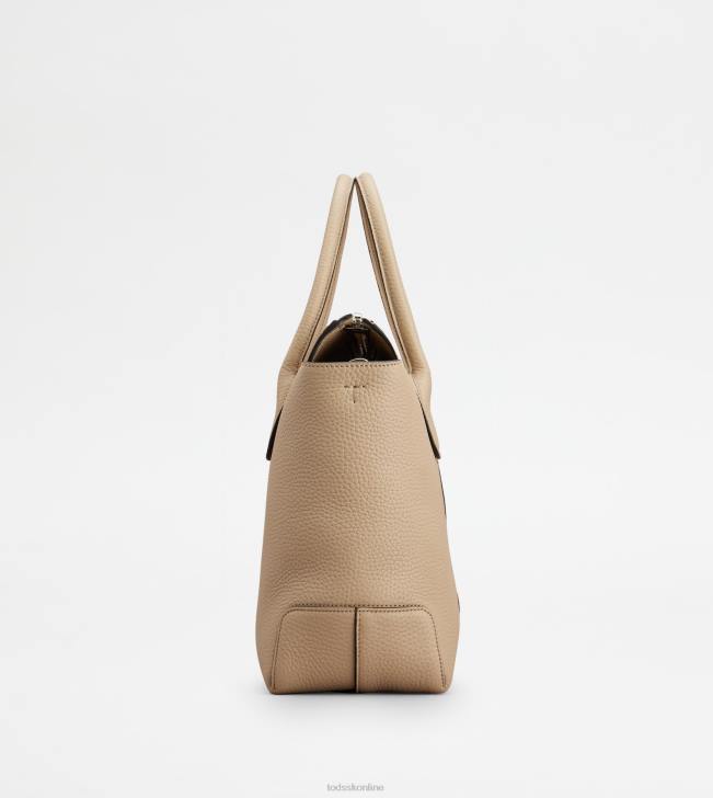 Tod\'s 8NXV259 béžová ženy taška v koži strednej