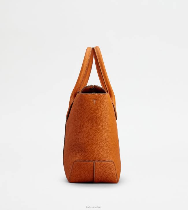 Tod\'s 8NXV261 oranžová ženy taška v koži strednej