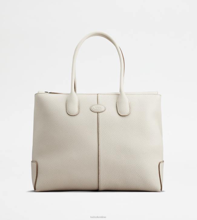 Tod's 8NXV265 off white ženy taška z kože veľká