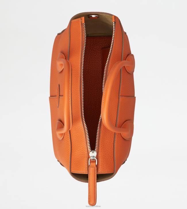 Tod\'s 8NXV269 oranžová ženy malá taška z kože
