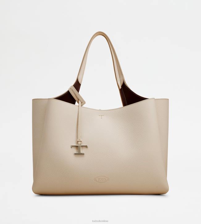 Tod's 8NXV295 béžová ženy stredná kožená taška
