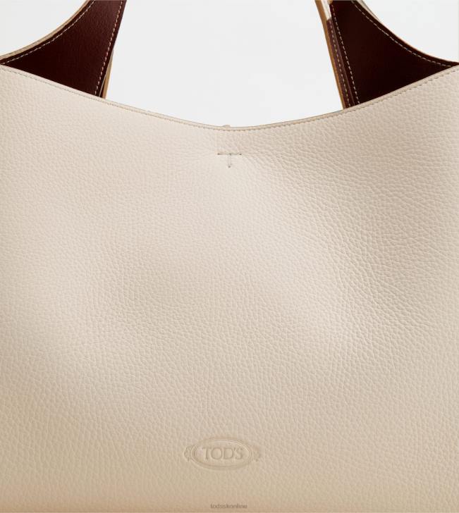 Tod\'s 8NXV295 béžová ženy stredná kožená taška