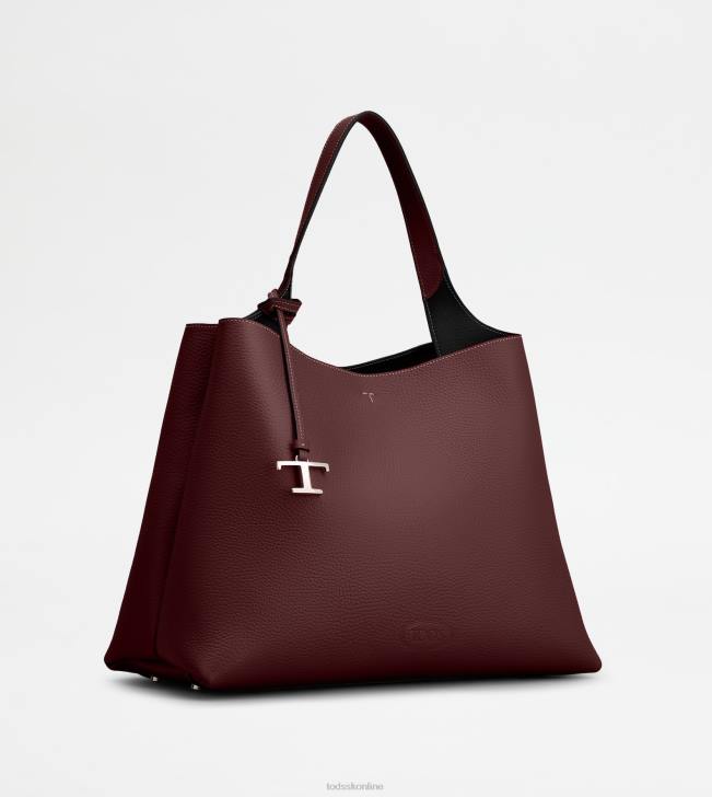Tod\'s 8NXV310 bordová ženy stredná kožená taška