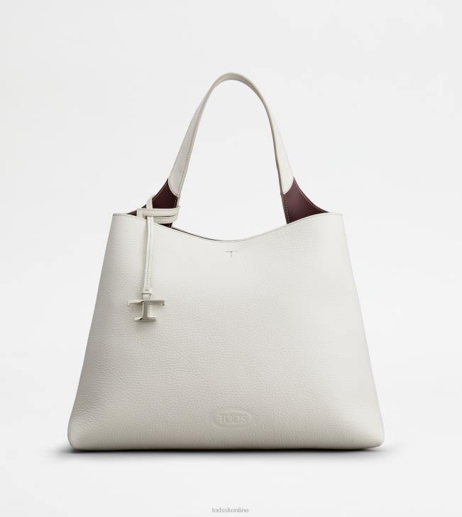 Tod's 8NXV318 biely ženy stredná kožená taška