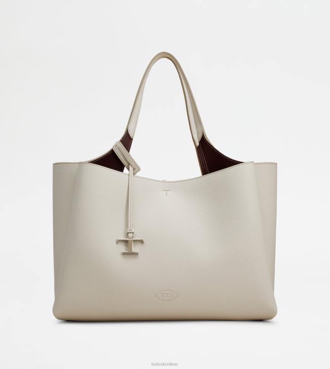 Tod's 8NXV320 biely ženy stredná kožená taška