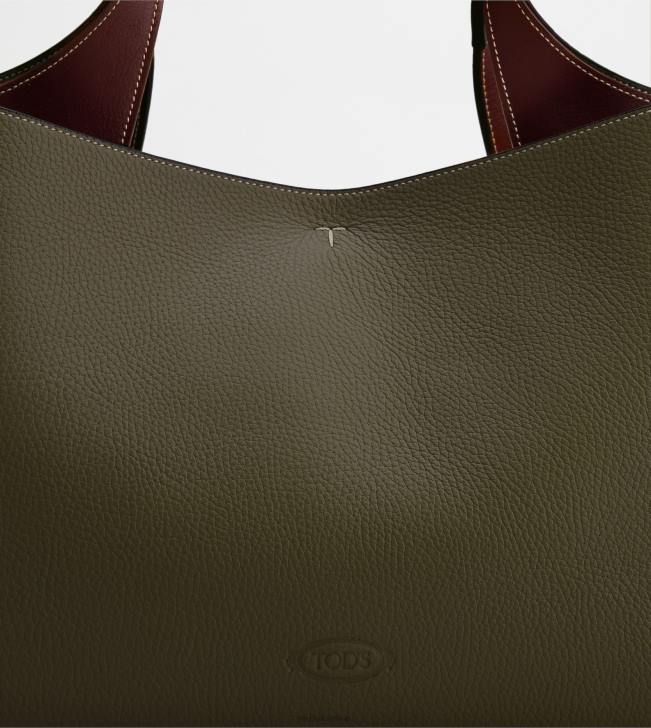 Tod\'s 8NXV321 zelená ženy stredná kožená taška