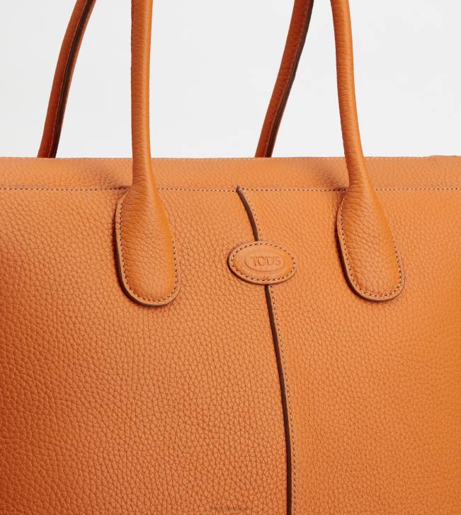 Tod\'s 8NXV325 oranžová ženy taška z kože veľká