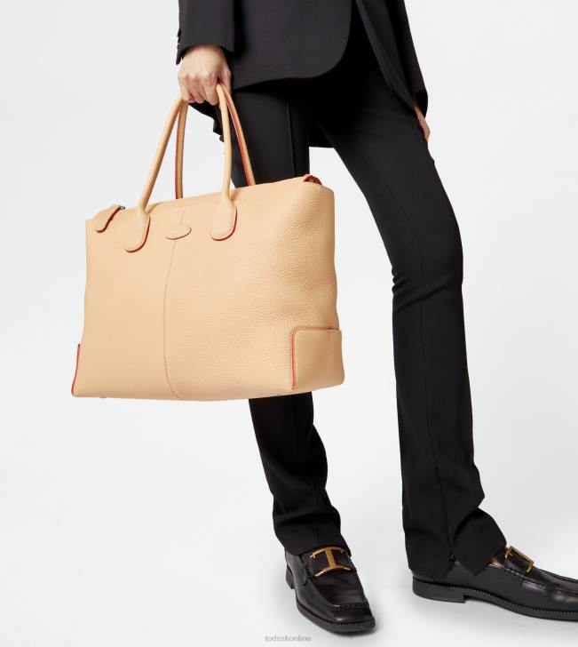 Tod\'s 8NXV326 Ružová ženy taška z kože veľká
