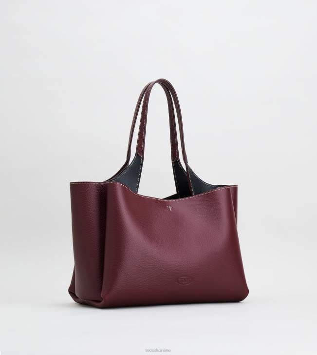 Tod\'s 8NXV327 čierna/červená ženy kožená taška malá