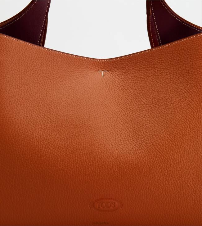 Tod\'s 8NXV328 oranžová ženy stredná kožená taška