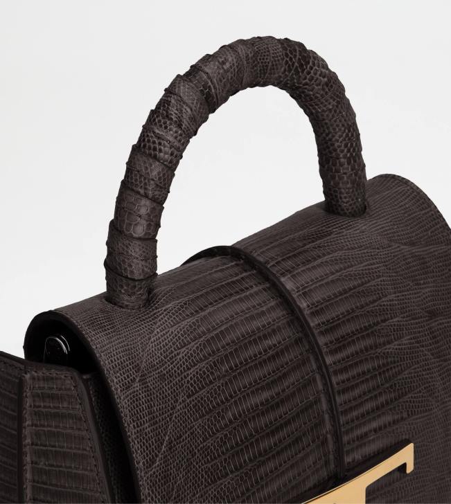 Tod\'s 8NXV350 čierna ženy t nadčasová taška cez rameno v plazivej mini