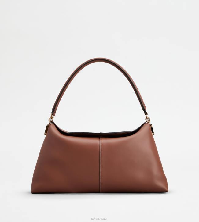 Tod's 8NXV395 hnedá ženy malá taška cez rameno z kože