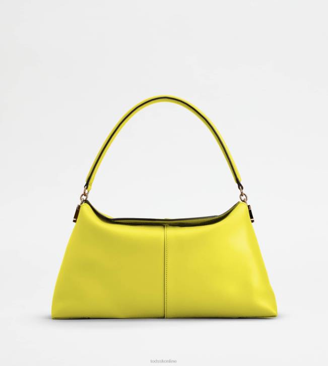 Tod's 8NXV396 žltá ženy malá taška cez rameno z kože