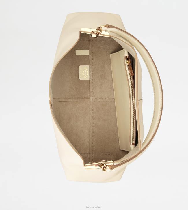 Tod\'s 8NXV398 biely ženy malá taška cez rameno z kože