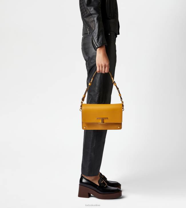Tod\'s 8NXV405 žltá ženy mini taška cez rameno