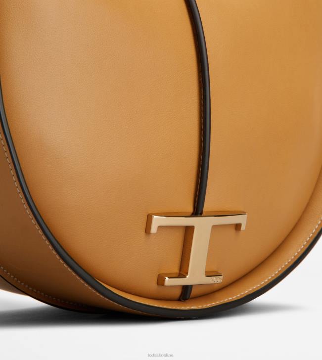 Tod\'s 8NXV414 hnedá ženy t nadčasová malá taška z kože