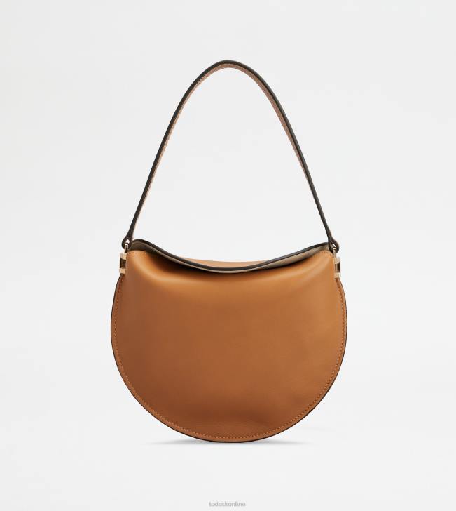 Tod's 8NXV419 hnedá ženy taška t puzdro v koženom mikro