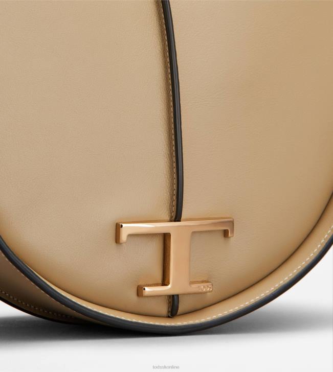 Tod\'s 8NXV431 béžová ženy t nadčasová malá taška z kože