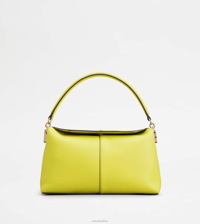 Tod's 8NXV454 žltá ženy taška cez rameno v koženom mini puzdre