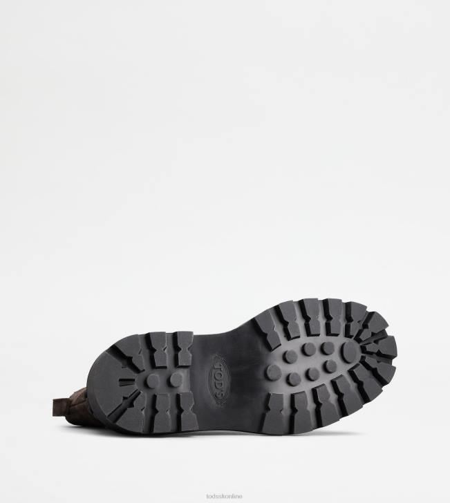 Tod\'s 8NXV160 hnedá ženy semišové čižmy chelsea