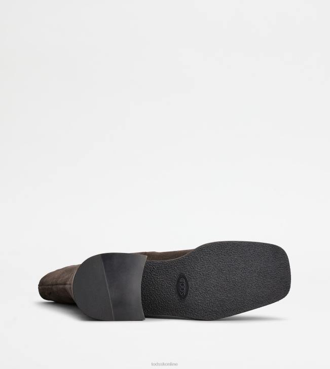 Tod\'s 8NXV163 hnedá ženy semišové čižmy chelsea
