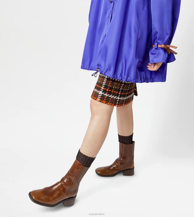 Tod\'s 8NXV164 hnedá ženy chelsea boots v koži