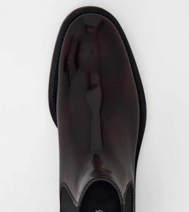 Tod\'s 8NXV171 bordová ženy členkové čižmy z kože