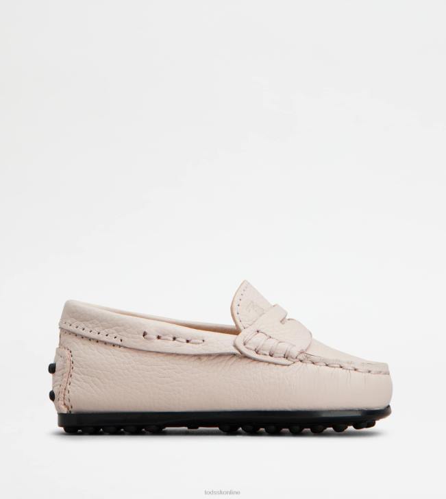 Tod's 8NXV629 Ružová ženy juniorské mestské gommino vodičské topánky v koži