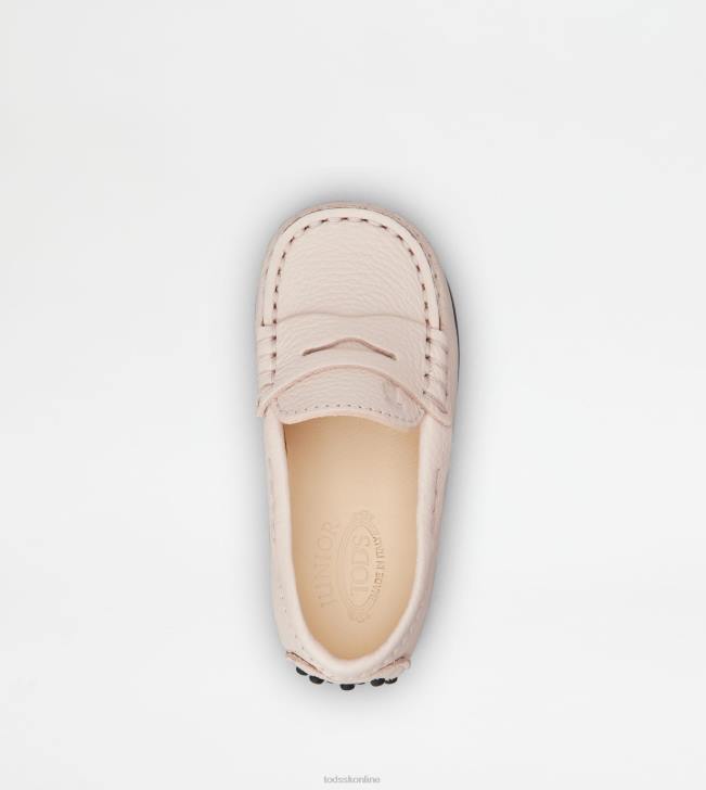 Tod\'s 8NXV629 Ružová ženy juniorské mestské gommino vodičské topánky v koži