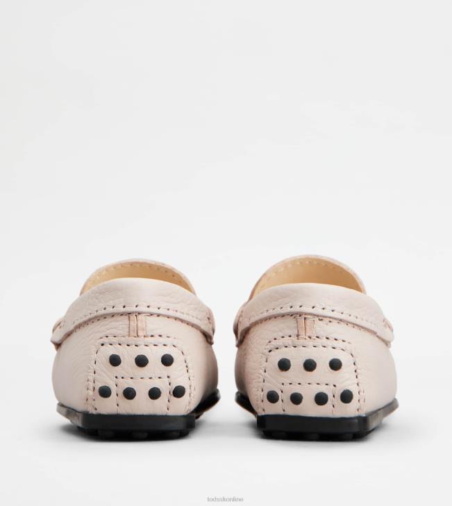 Tod\'s 8NXV629 Ružová ženy juniorské mestské gommino vodičské topánky v koži
