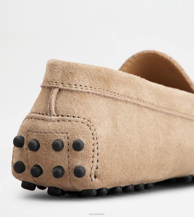 Tod\'s 8NXV639 hnedá ženy juniorské gommino vodičské topánky v semišovej úprave