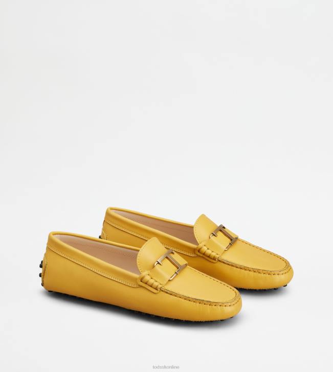 Tod\'s 8NXV100 žltá ženy t nadčasové topánky gommino v koži