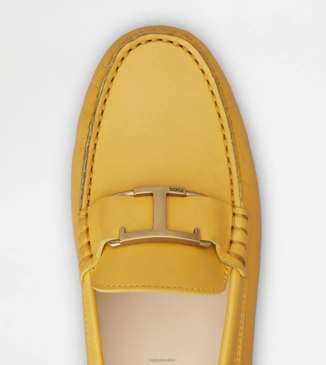 Tod\'s 8NXV100 žltá ženy t nadčasové topánky gommino v koži
