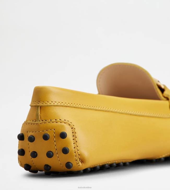 Tod\'s 8NXV100 žltá ženy t nadčasové topánky gommino v koži