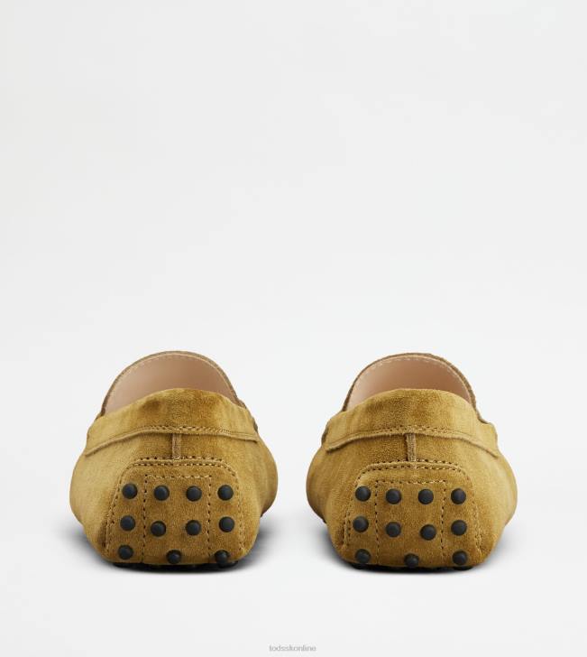 Tod\'s 8NXV107 zelená ženy gommino vodičské topánky zo semišu