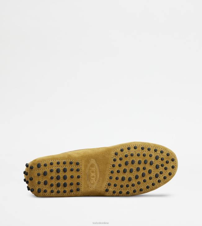 Tod\'s 8NXV107 zelená ženy gommino vodičské topánky zo semišu