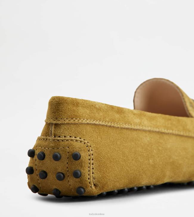 Tod\'s 8NXV107 zelená ženy gommino vodičské topánky zo semišu