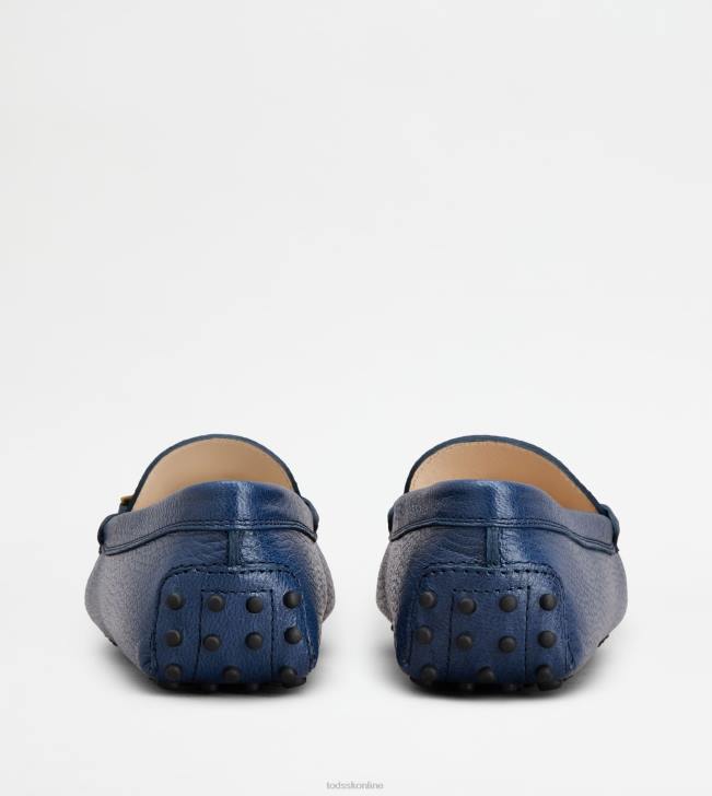 Tod\'s 8NXV111 Modrá ženy gommino vodičské topánky v koži