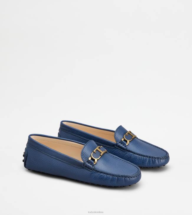 Tod\'s 8NXV111 Modrá ženy gommino vodičské topánky v koži