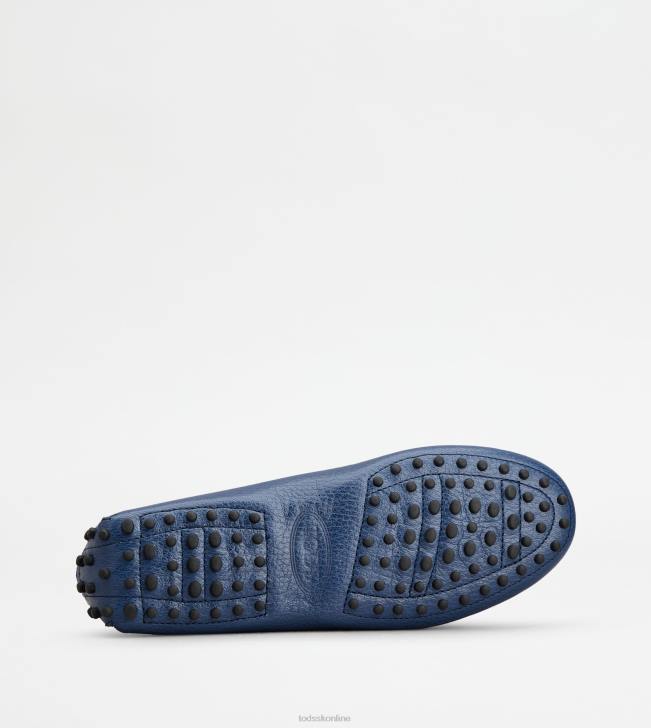 Tod\'s 8NXV111 Modrá ženy gommino vodičské topánky v koži