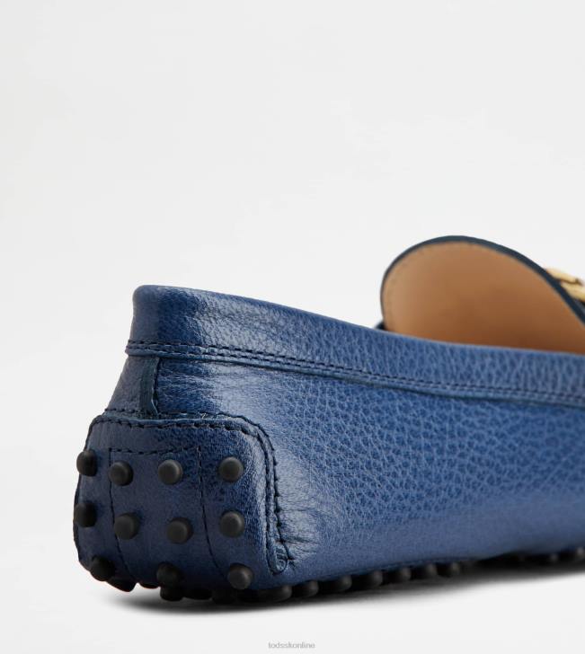 Tod\'s 8NXV111 Modrá ženy gommino vodičské topánky v koži
