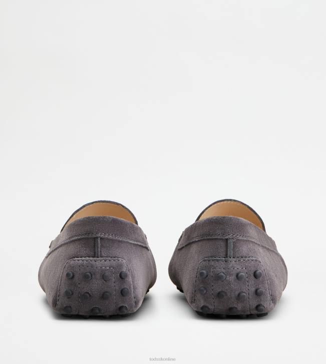 Tod\'s 8NXV114 sivá ženy gommino vodičské topánky zo semišu