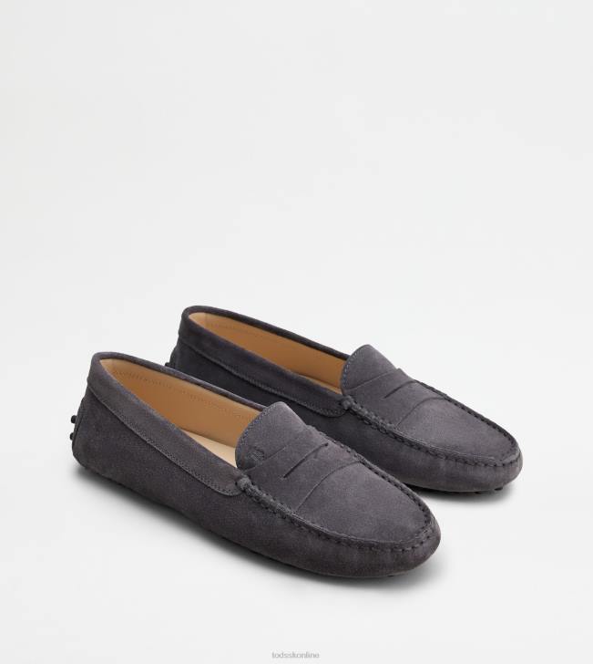 Tod\'s 8NXV114 sivá ženy gommino vodičské topánky zo semišu