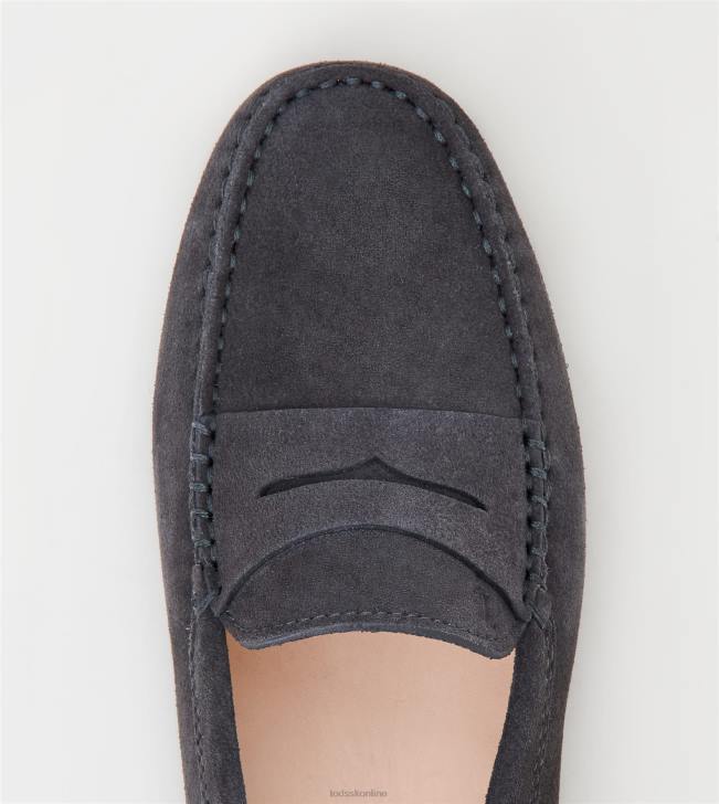 Tod\'s 8NXV114 sivá ženy gommino vodičské topánky zo semišu