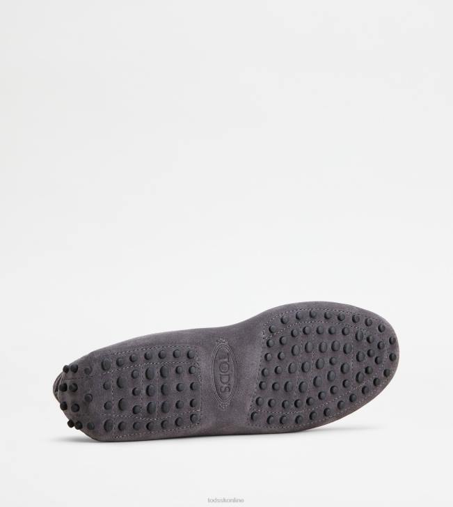 Tod\'s 8NXV114 sivá ženy gommino vodičské topánky zo semišu